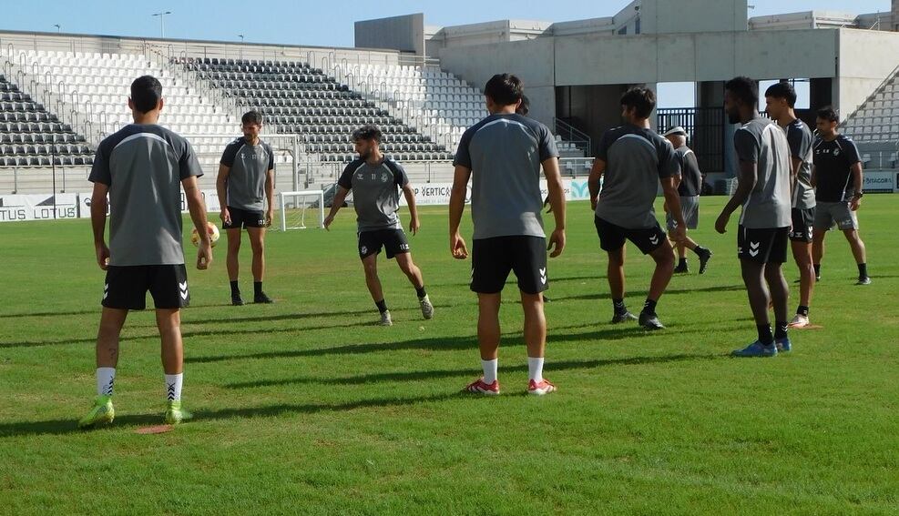 Un entrenamiento de la Balona