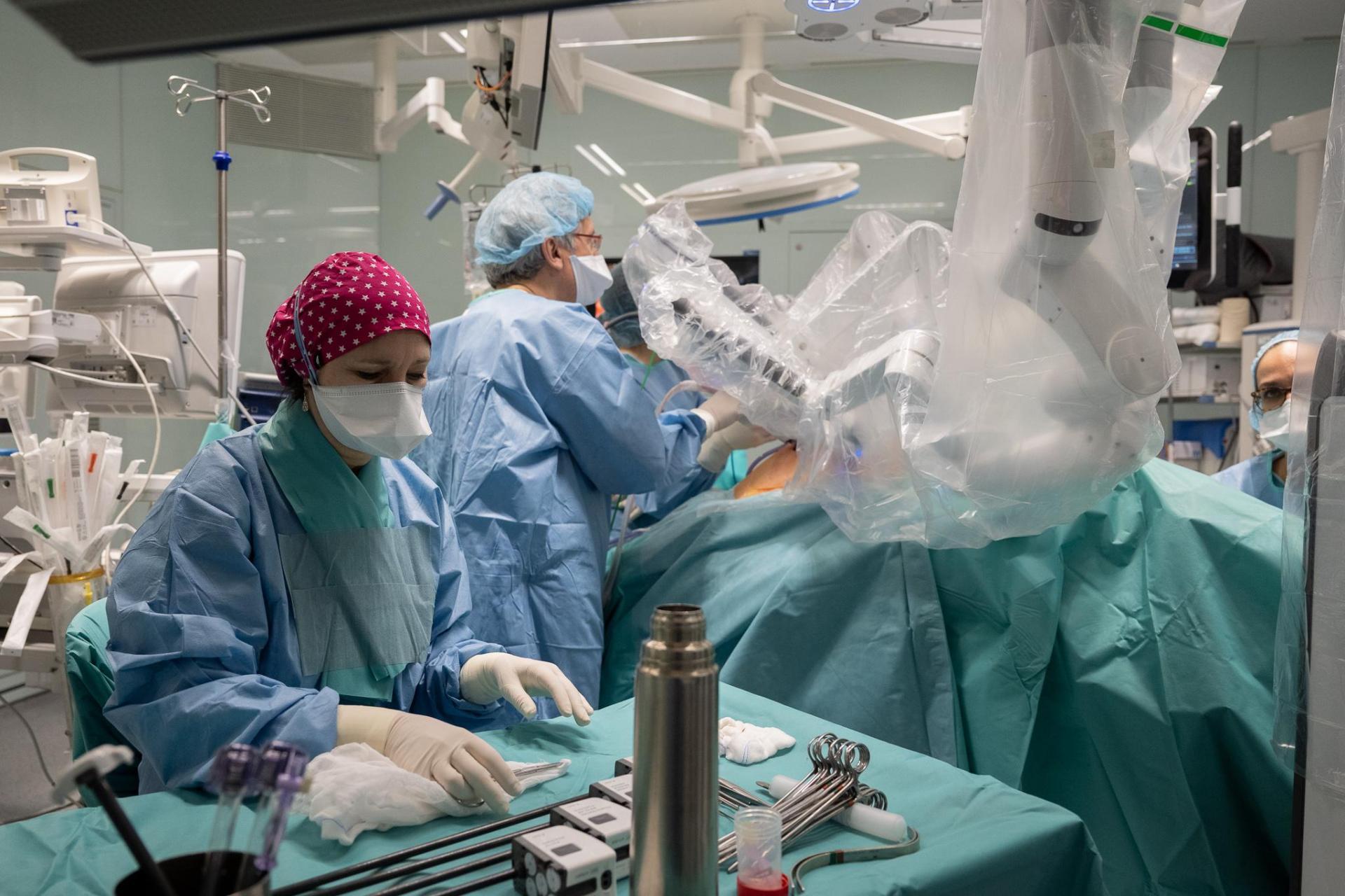 Intervención en el Hospital Clínic de Barcelona