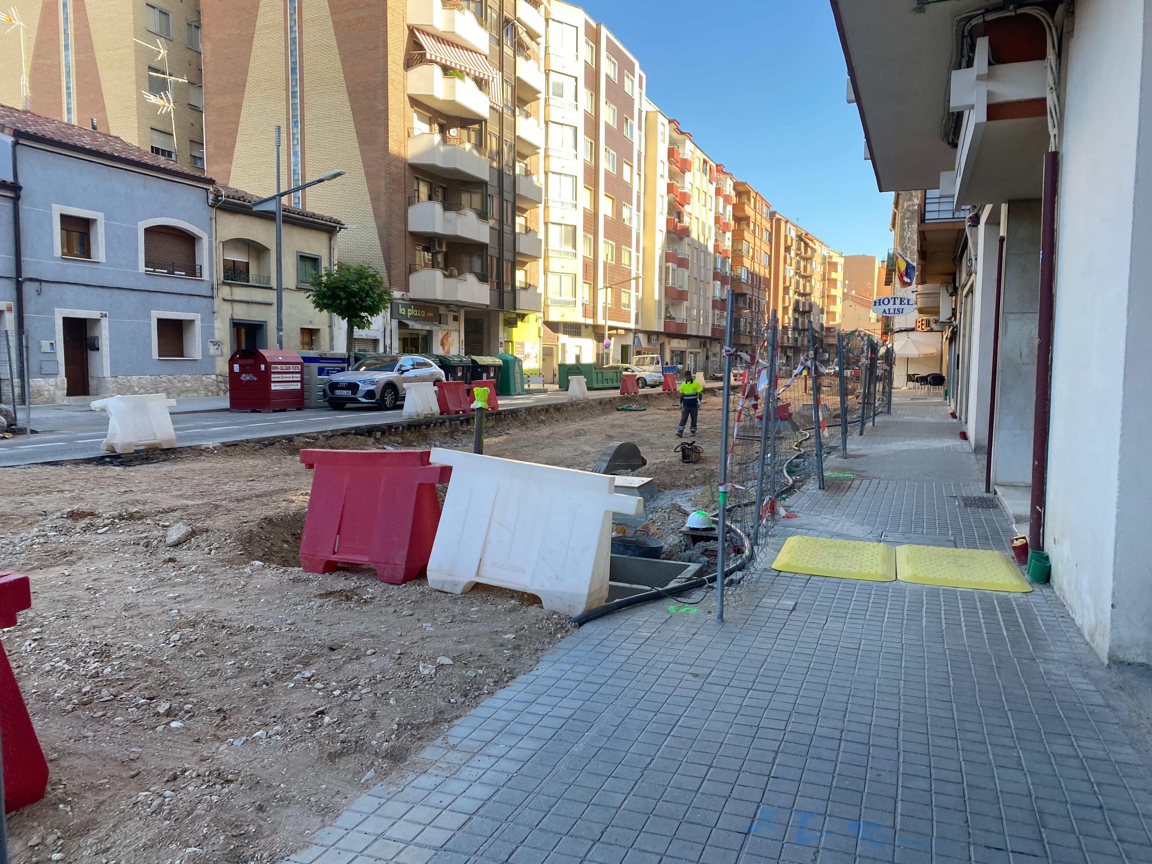 Imagen de archivo de las obras en la Avenida Castilla