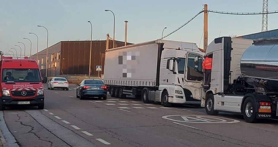 Imputada camionero en Tudela