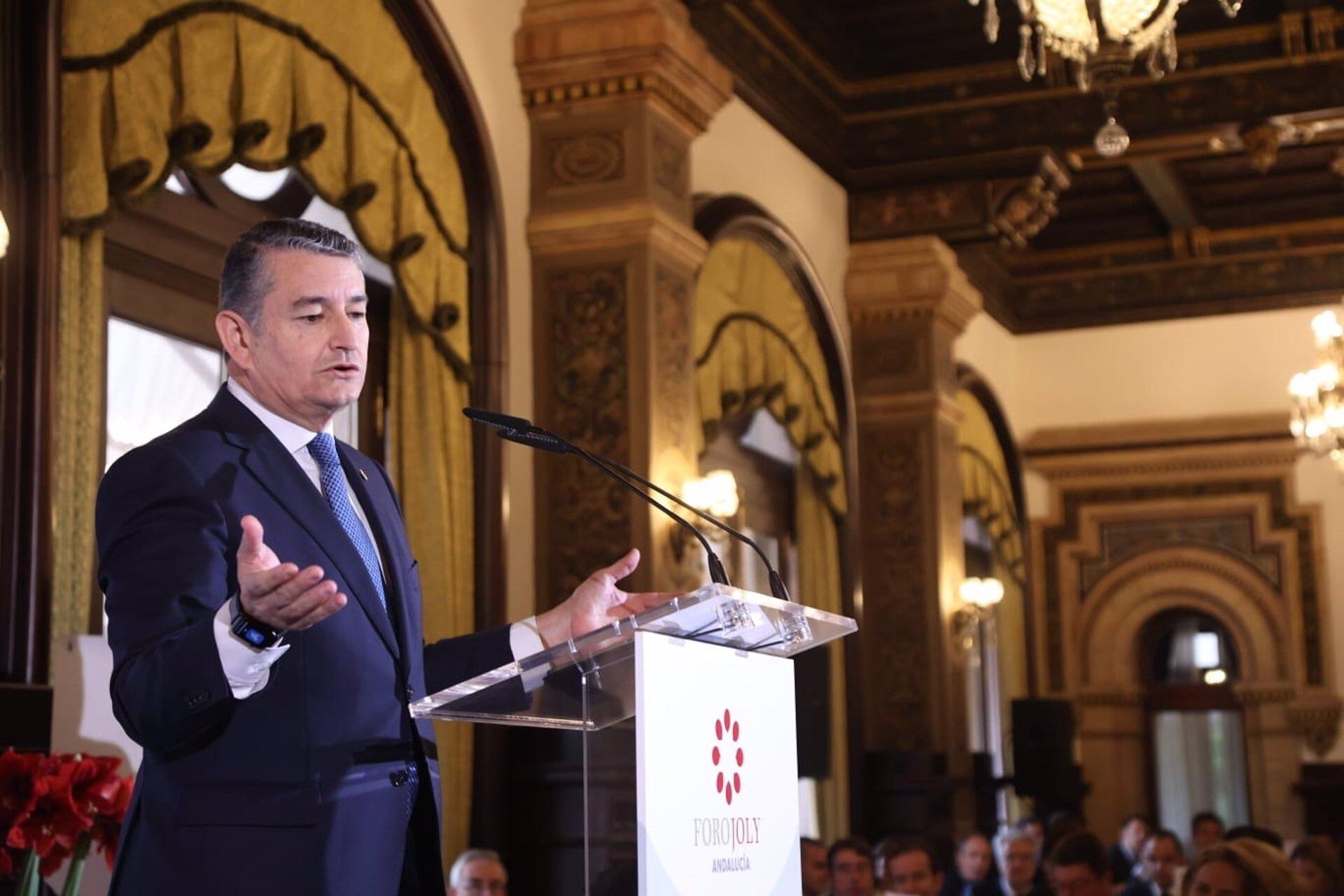 Antonio Sanz, consejero de la Presidencia, en un desayuno informativo organizado por el foro Joly/ EUROPA PRESS