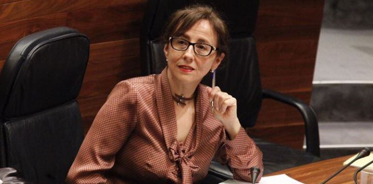 Imagen de archivo de Belén Fernández en la Junta General del Principado