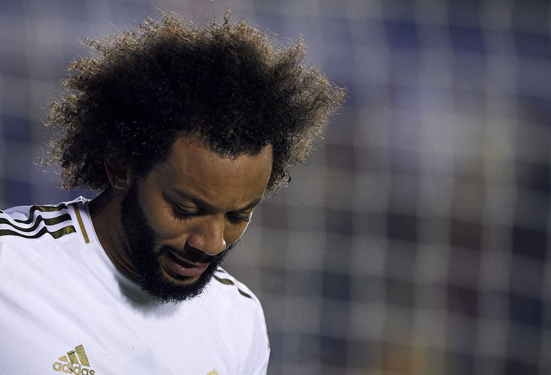 Marcelo, durante el partido contra el Levante. 