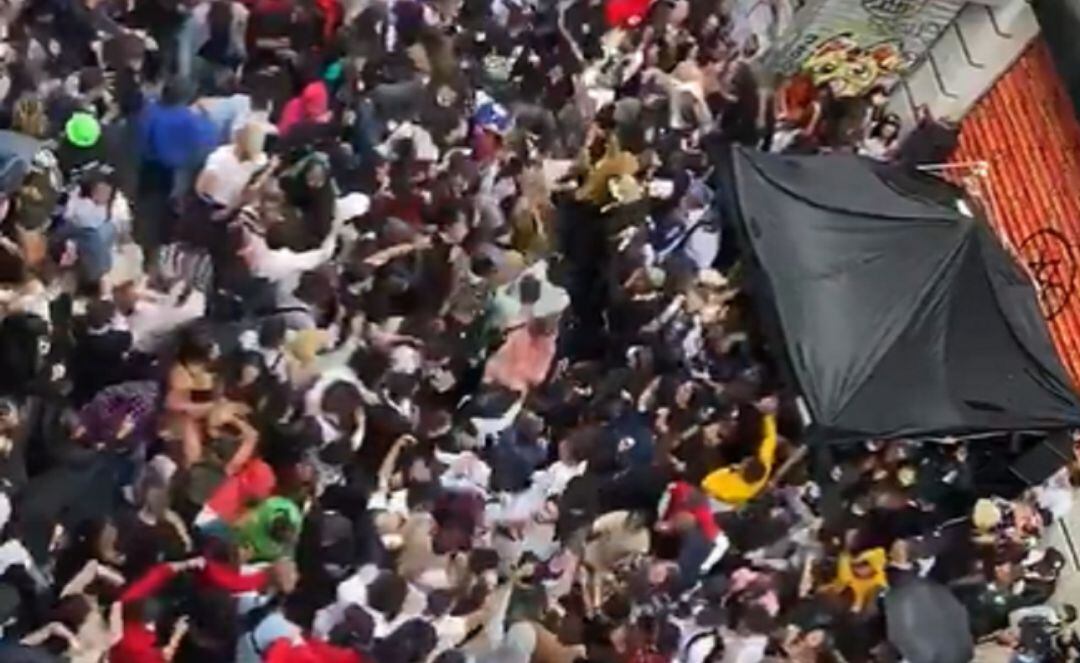 Algunas zonas de la ciudad registraron aglomeraciones.