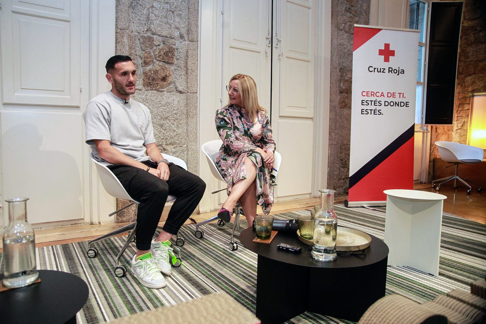 Lucas Pérez e Isabel Bravo. Foto de Quintana - El Ideal Gallego