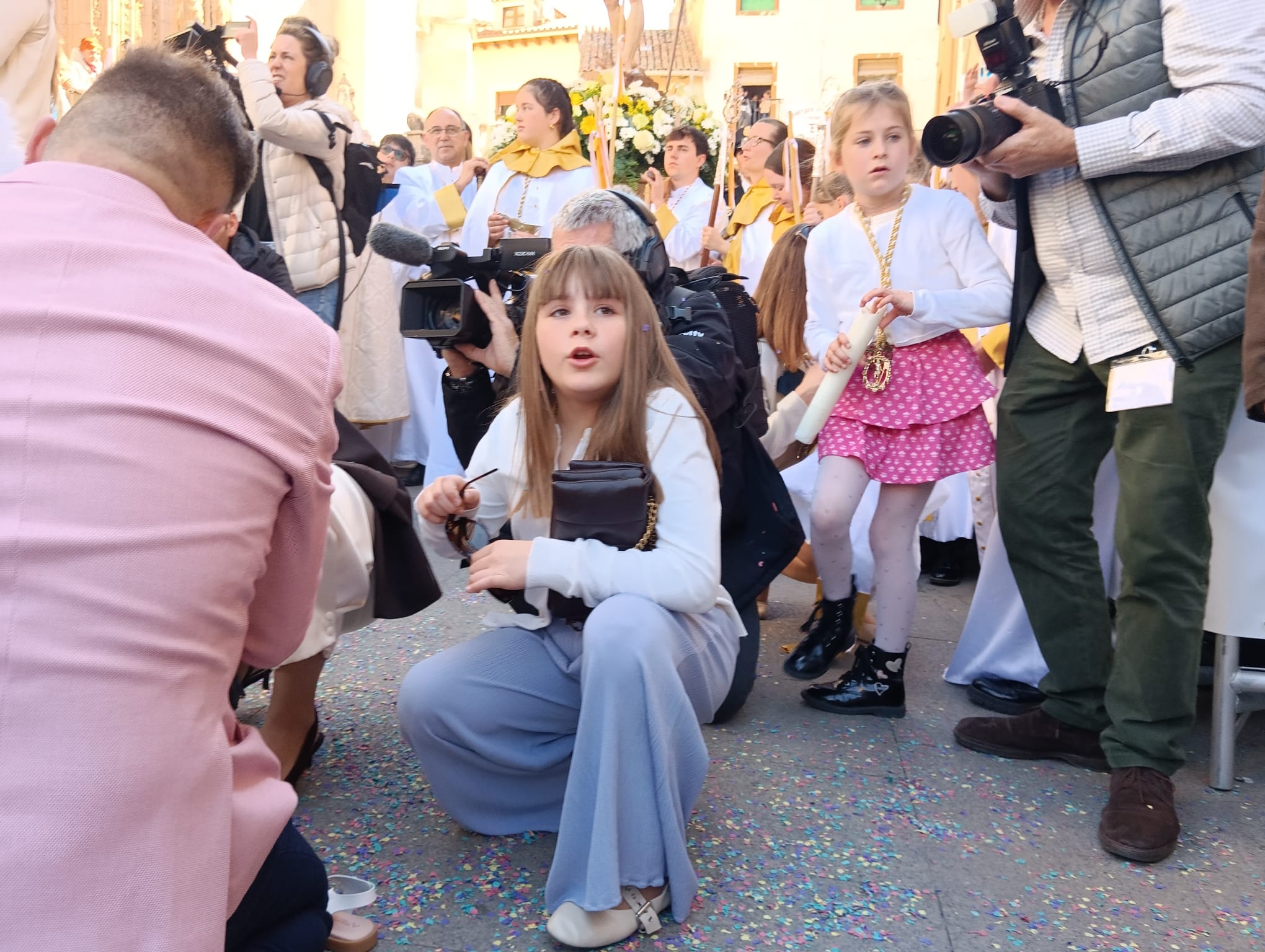 La hermana y buena consejera de Lía, Noa, que tuvo la atípica experiencia de ser el ángel en 2020