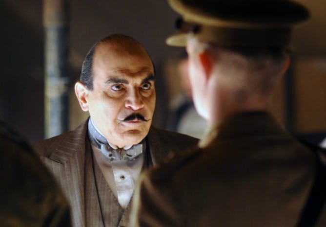 El personaje Hercules Poirot, creado por Agatha Christie en una adaptación cinematográfica de la novela &#039;Asesinato en el Orient Express&#039;.