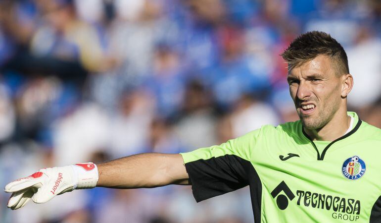 Vicente Guaita ha jugado 97 partidos con el Getafe en las cuatro temporadas en el club azulón