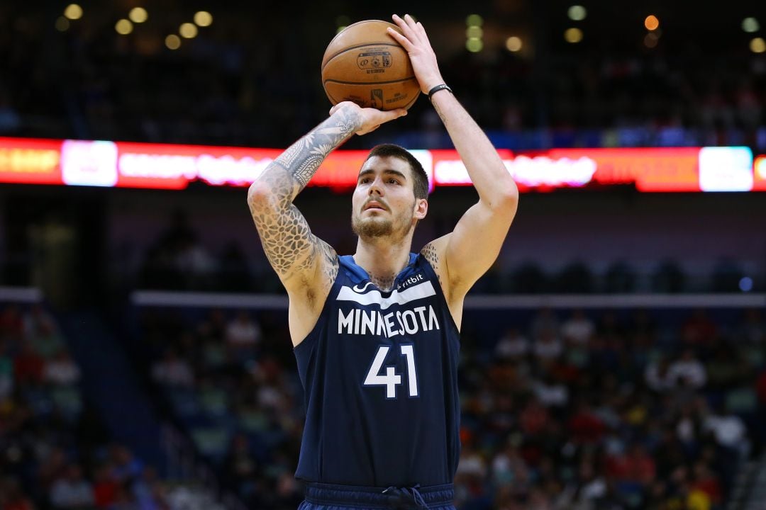 Juancho Hernangómez con los Minnesota Timberwolves