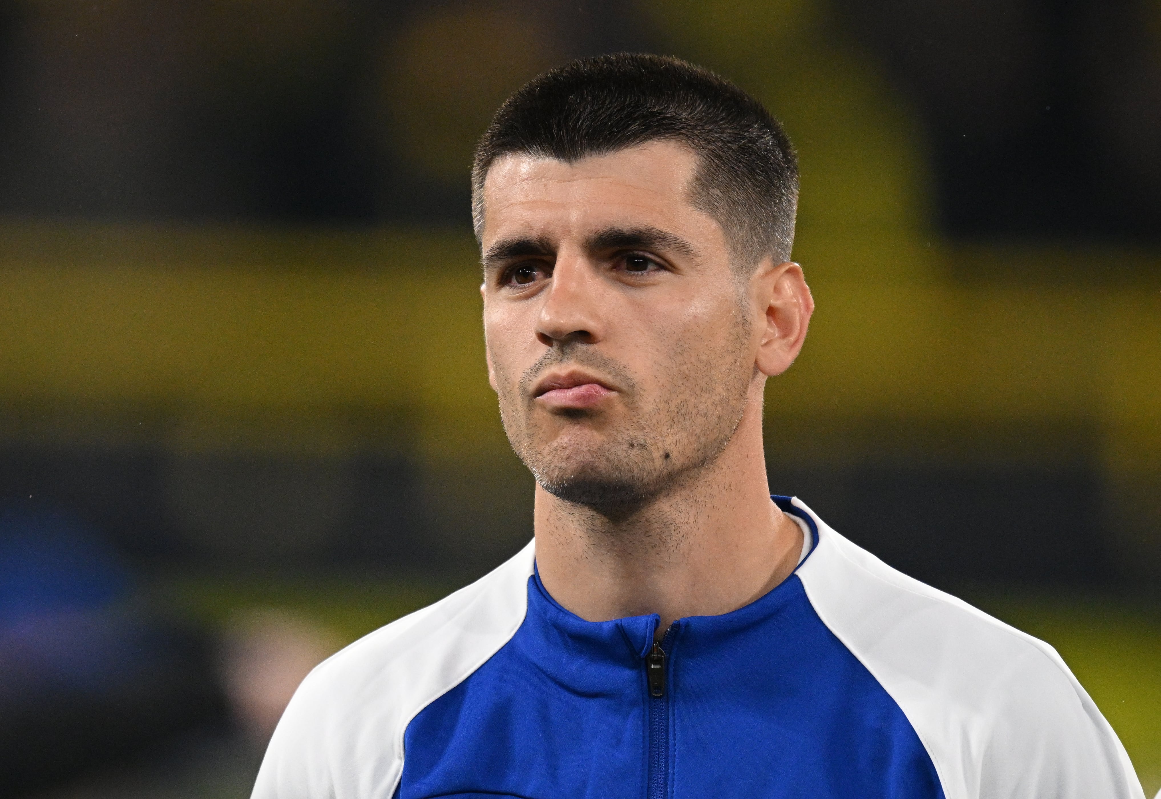 Álvaro Morata, durante el partido de vuelta ante el Borussia Dortmund