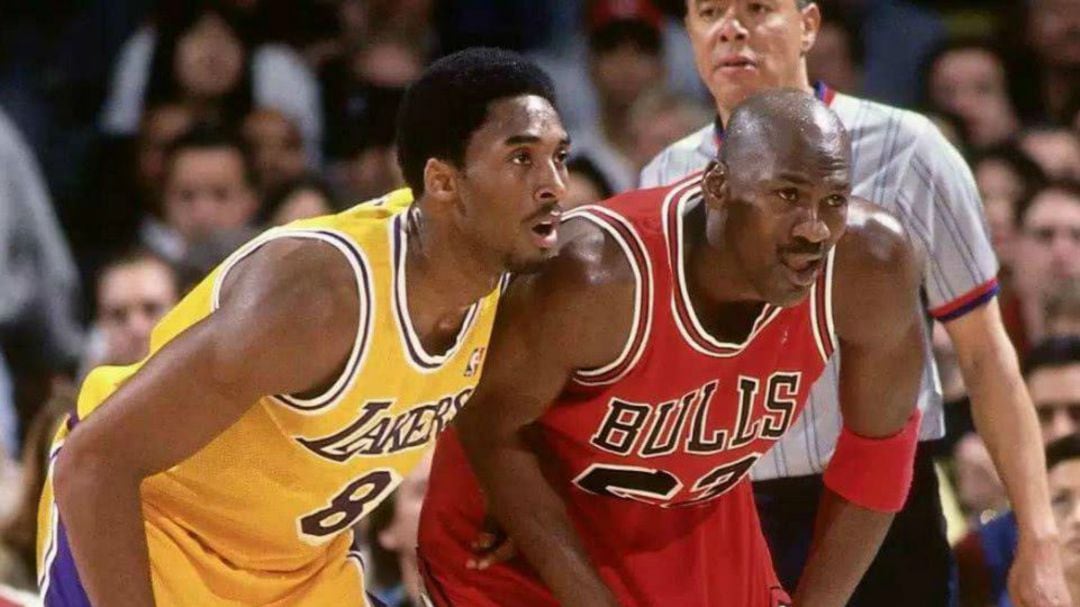 Kobe Bryant y Michael Jordan