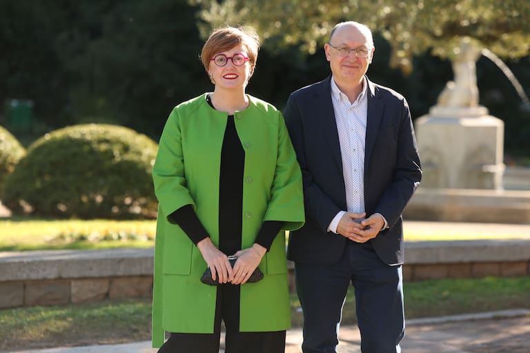 Miriam Hernanz y Fran Llorente