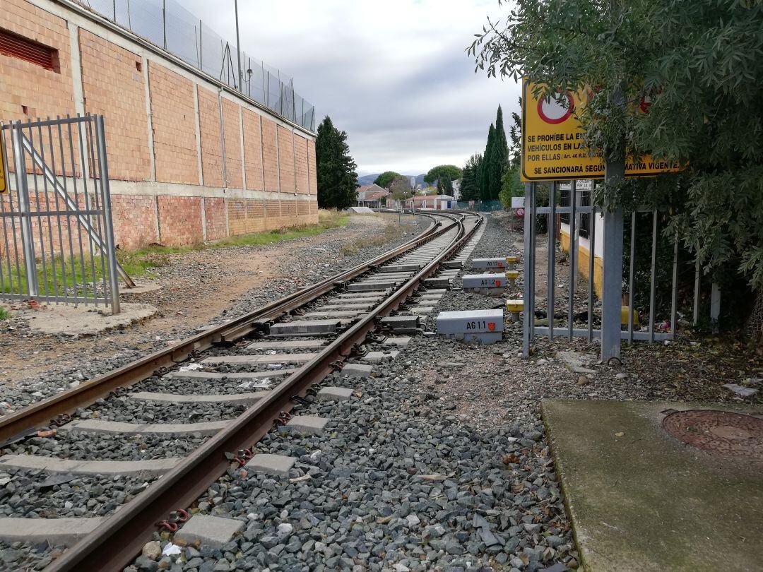 Línea Algeciras-Bobadilla a su paso por Ronda