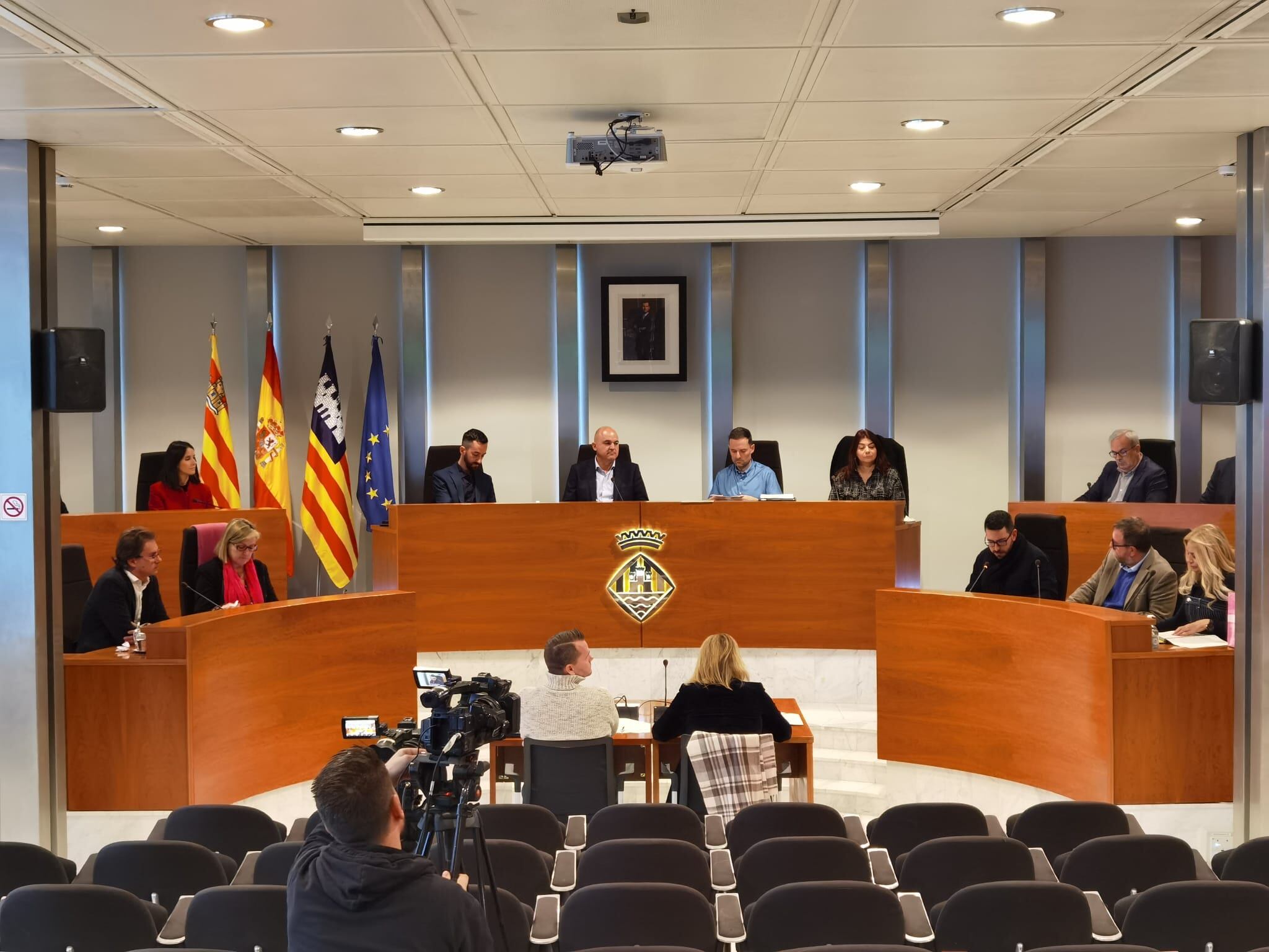 Imagen del pleno del Consell