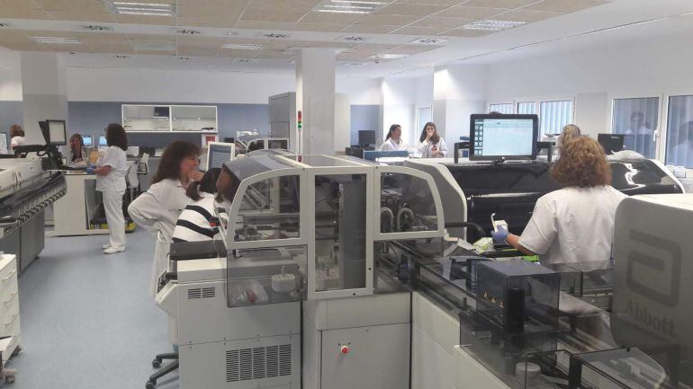 Laboratorio en el nuevo hospital de La Línea