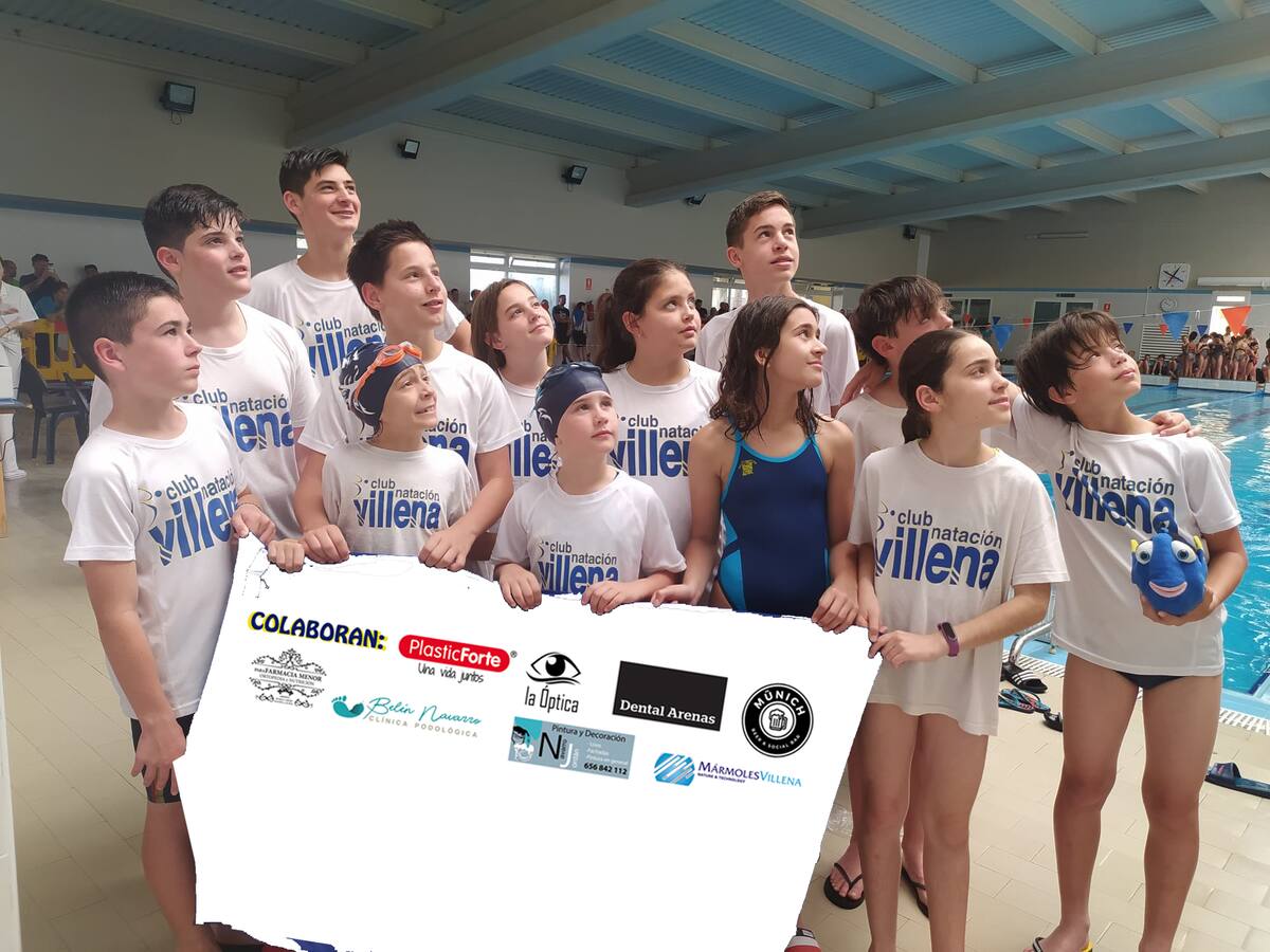 El Club Natación Villena participaba este fin de semana en el Trofeo Virgen de la Asunción, en Sax
