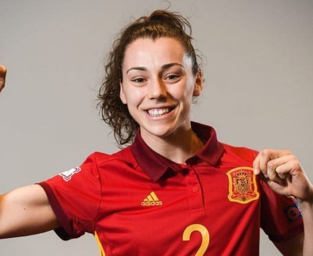 Noelia Montoro con la selección española