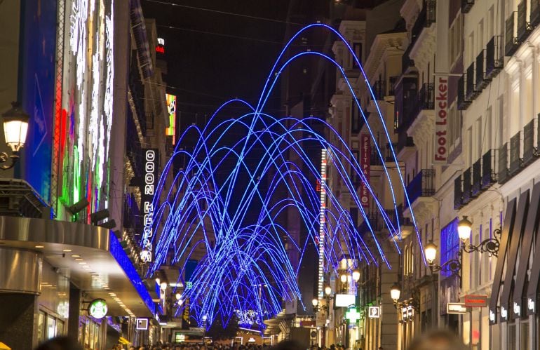 Las luces de Navidad de la calle Preciados