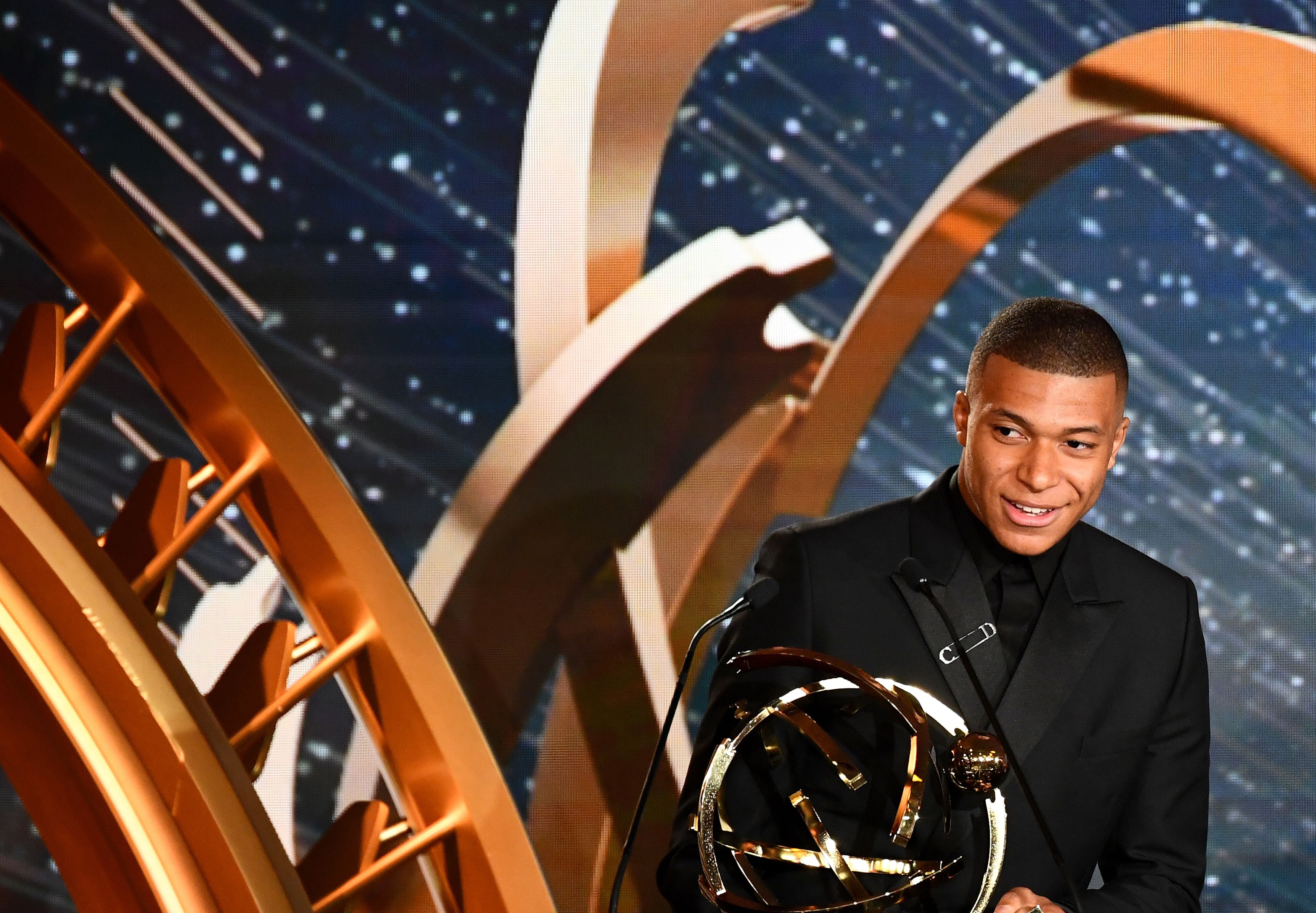 Kylian Mbappe, en la gala de la Ligue 1 del año 2019.