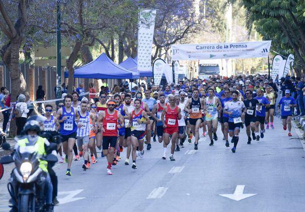 Carrera de la prensa organizada en Málaga por la Asociación de la Prensa