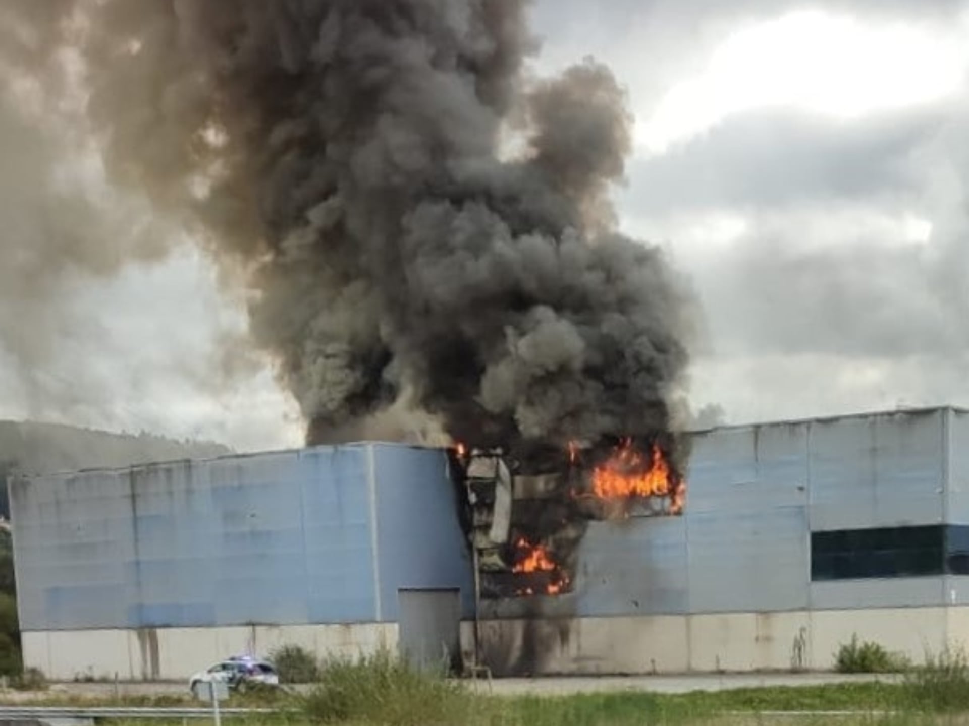 Incendio de la nave de la Orquesta Panorama.