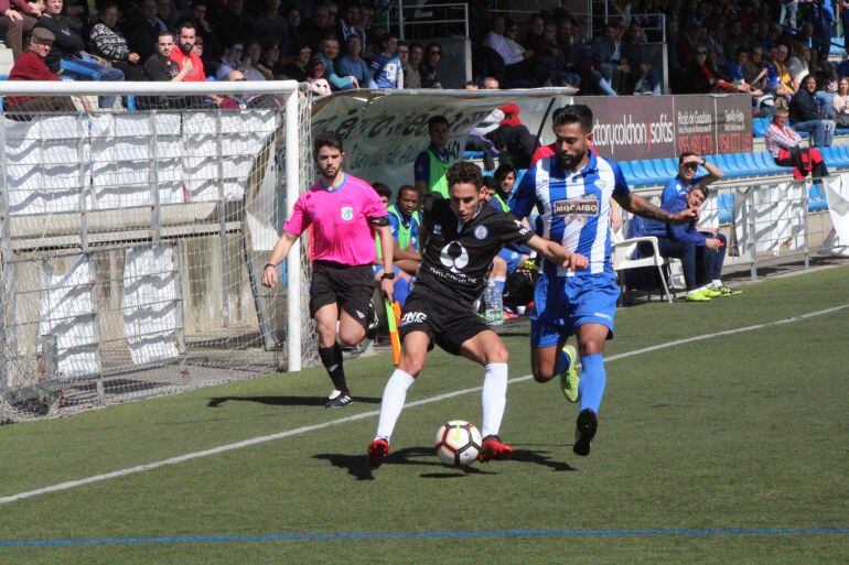 Caballero durante un partido esta temporada