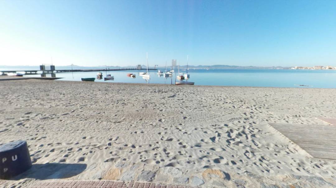 Una de las playas de los Narejos