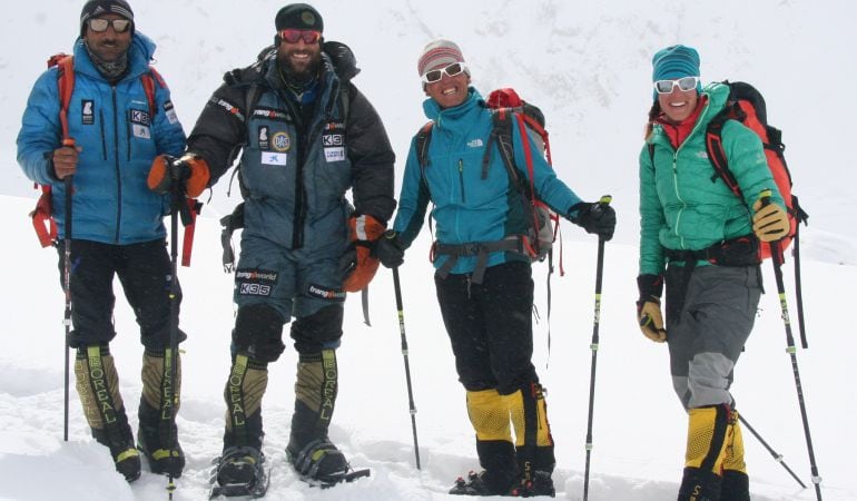 Alex Txikon y su expedición al Nanga Parbat.