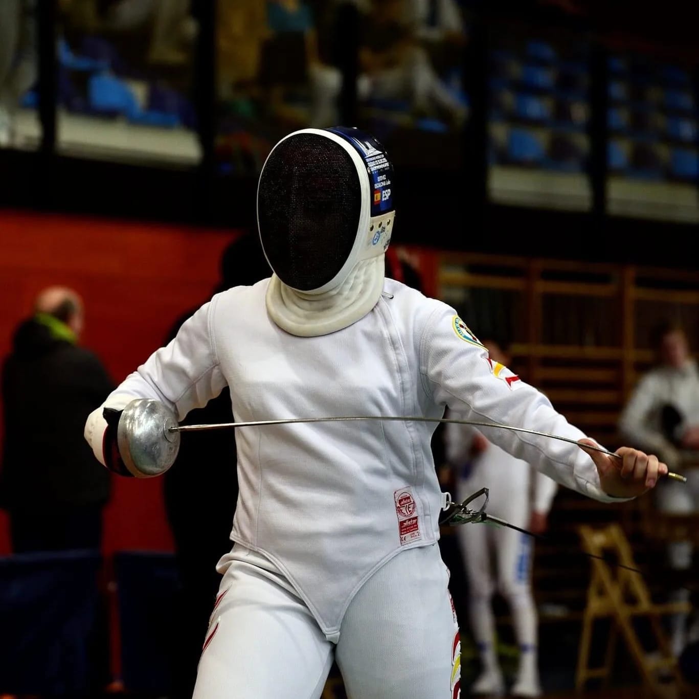 La deportista riojana ha conseguido la medalla de bronce en el Campeonato de España de Esgrima junior.