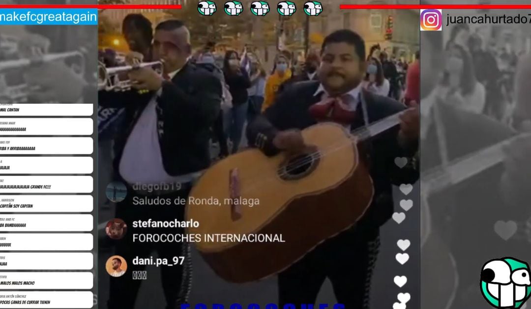 Mariachis despiden a Trump de la Casa Blanca.