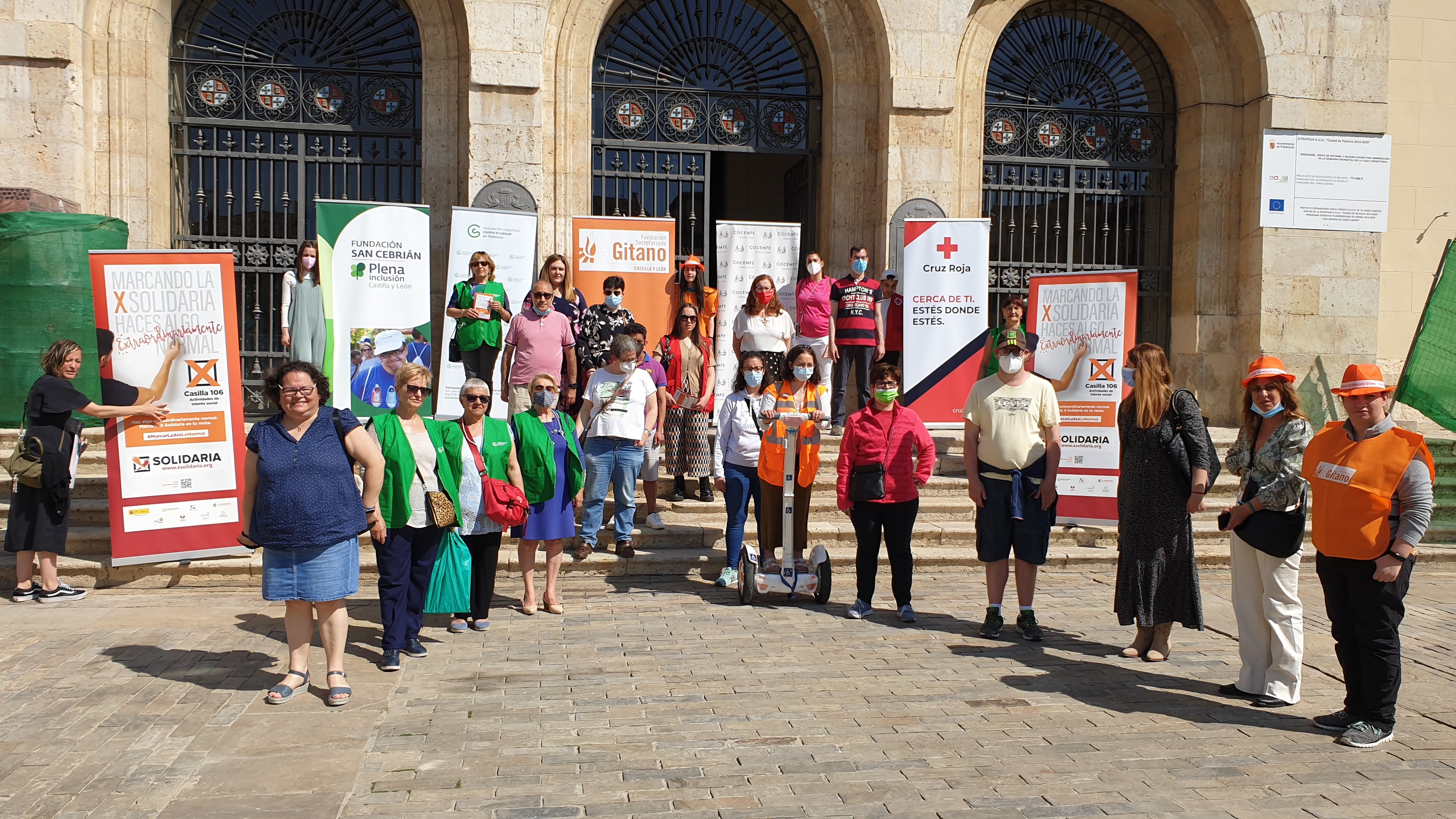 Las ONGs de Palencia animan a los contribuyentes a marcar la X Solidaria en la declaración de la renta