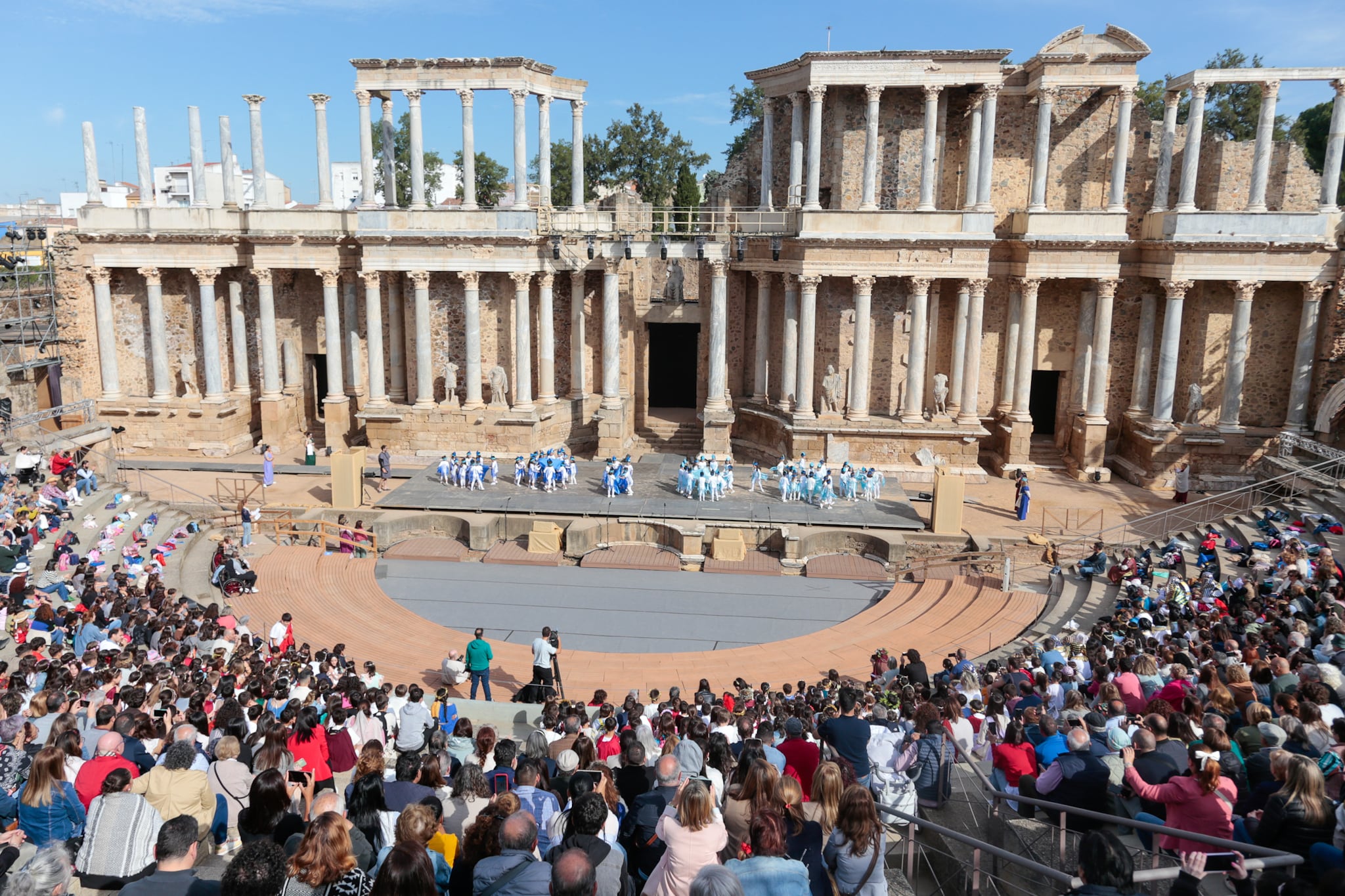 La escuela adopta un monumento teatro romano emerita lvdica