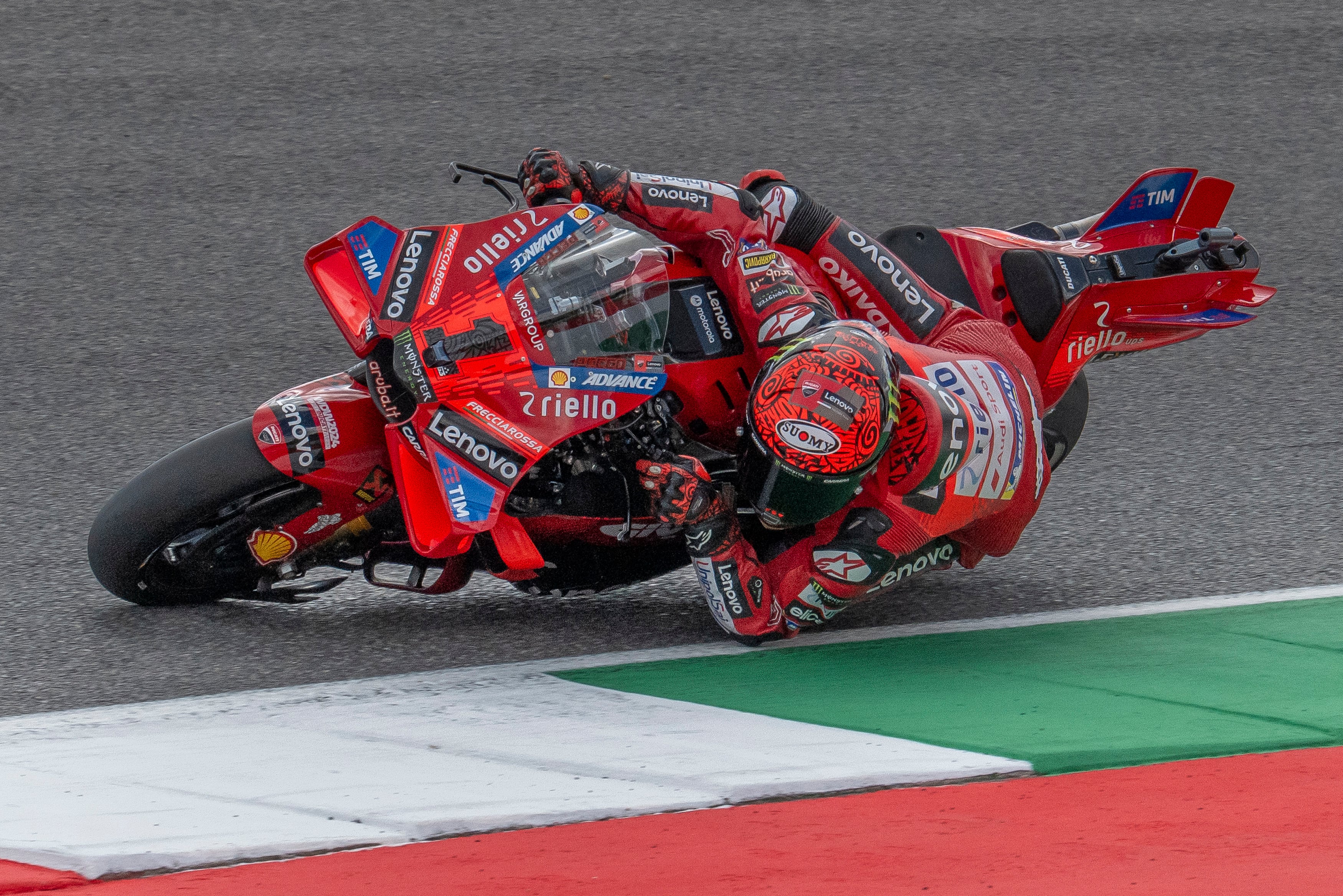 Pecco Bagnaia, durante el GP de Italia