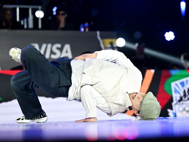The women's Breaking B-Girls final on day four of the Olympic Qualifier Series Shanghai