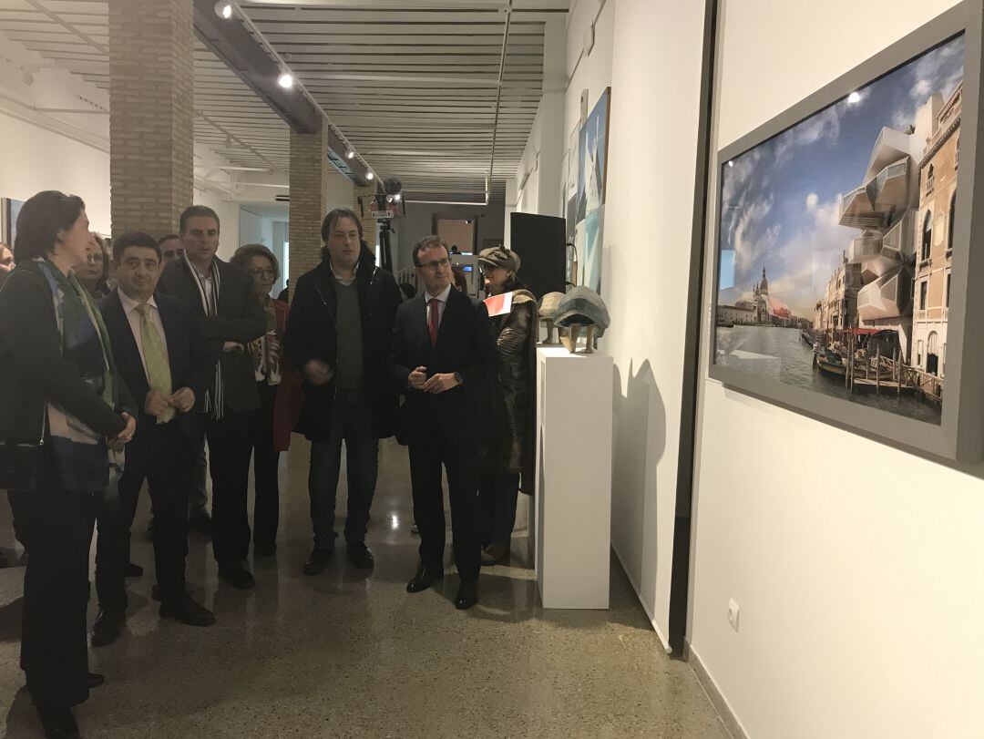 Inauguración de la exposición.