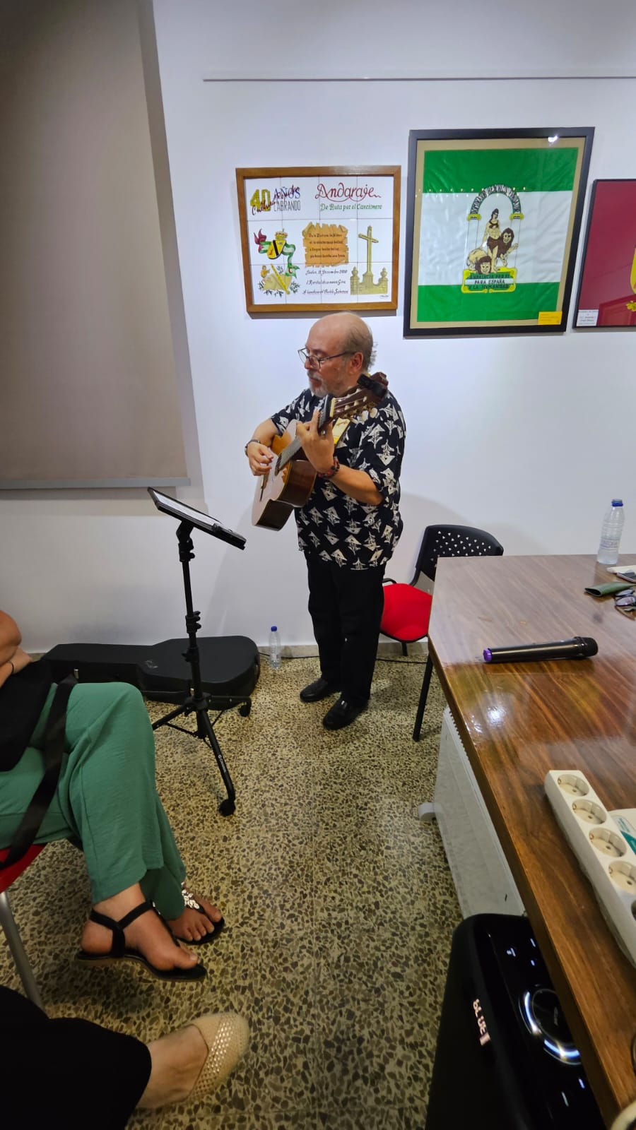 Momento de la intervención de  Jesús Barroso