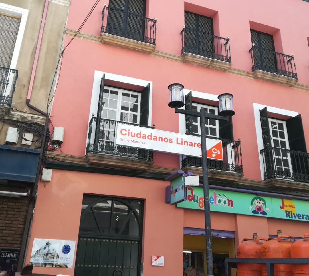 Sede de Ciudadanos en Linares.
