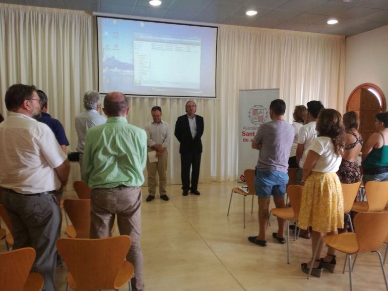 Imagen de la presentación del proyecto básico del CEIP Ses Planes