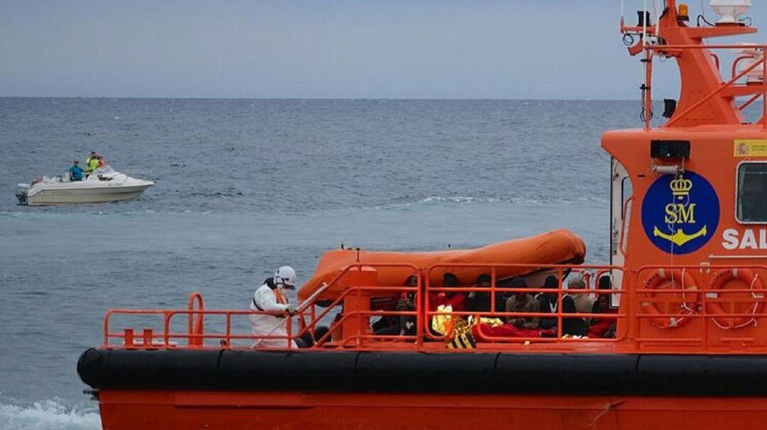 Embarcación de Salvamento Marítimo.