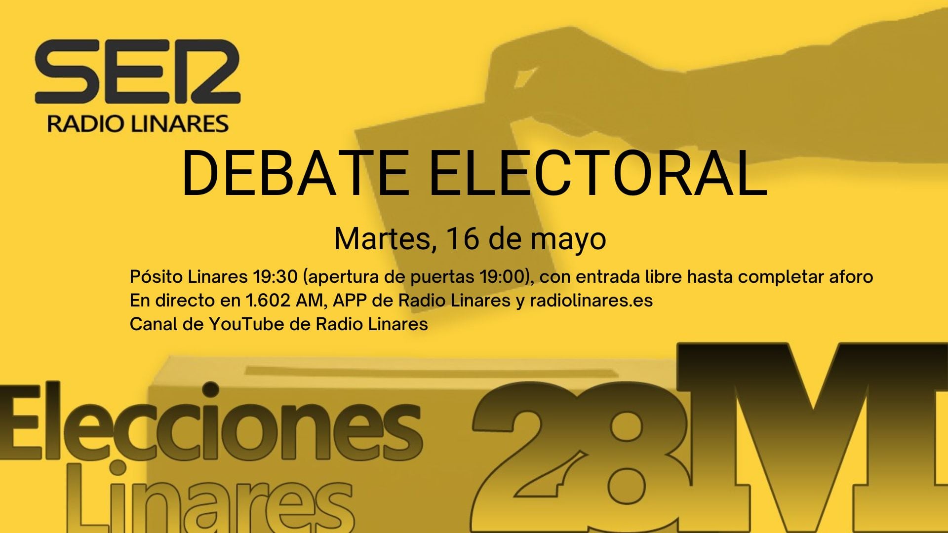 Debate electoral 2023 de Radio Linares.