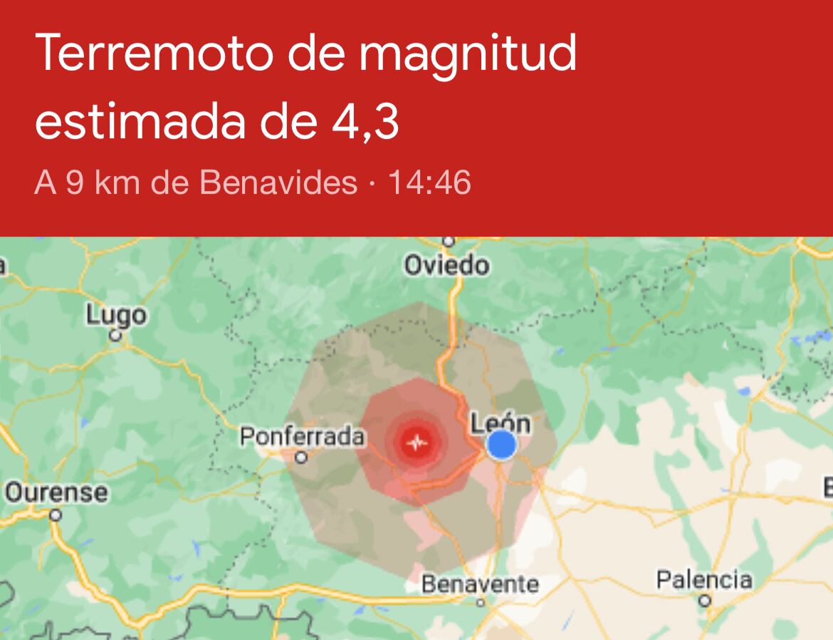 Terremoto con epicentro en Villamejil
