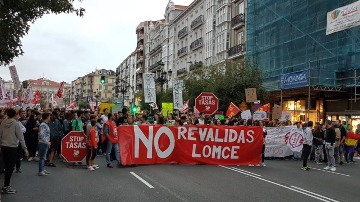 La huelga de estudiantes vacía las aulas