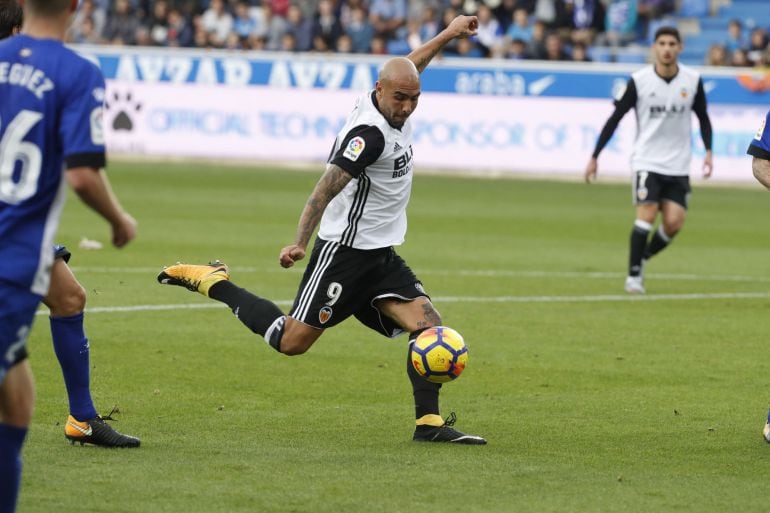  El delantero italiano del Valencia Simone Zaza.