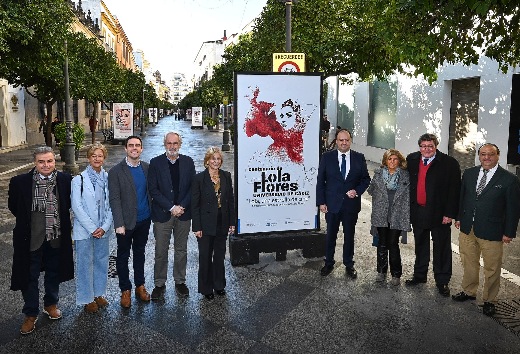 La exposición sobre Lola Flores se encuentra en la calle Larga, Jerez