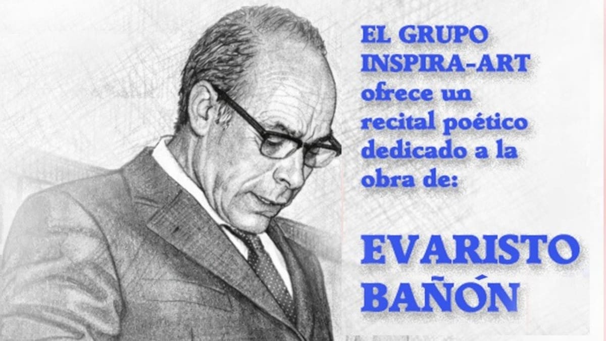 La obra de Evaristo Bañón, en un recital poético del grupo Inspira-Art