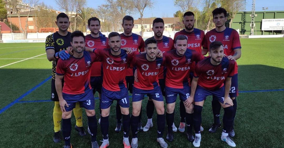 Once inicial del Tavernes frente al CE Pedreguer