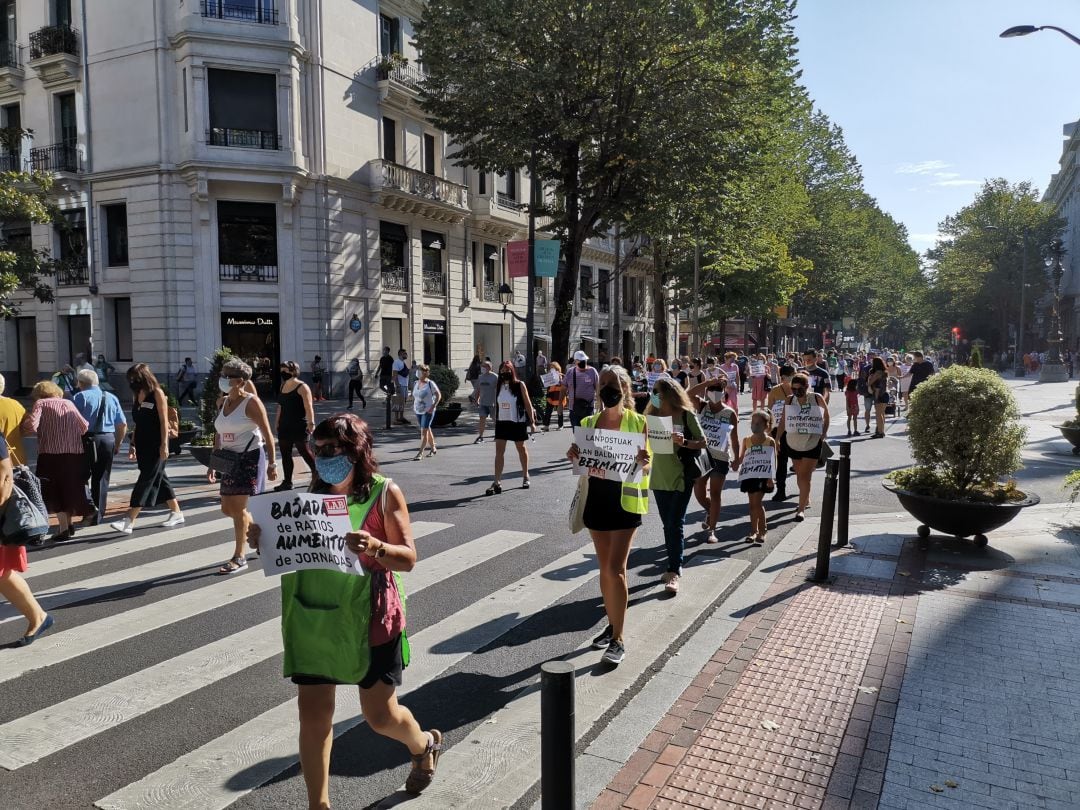 Manifestación Educación