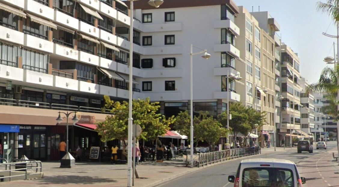 Viviendas de la Avenida Fred Olsen de Arrecife, capital de Lanzarote.