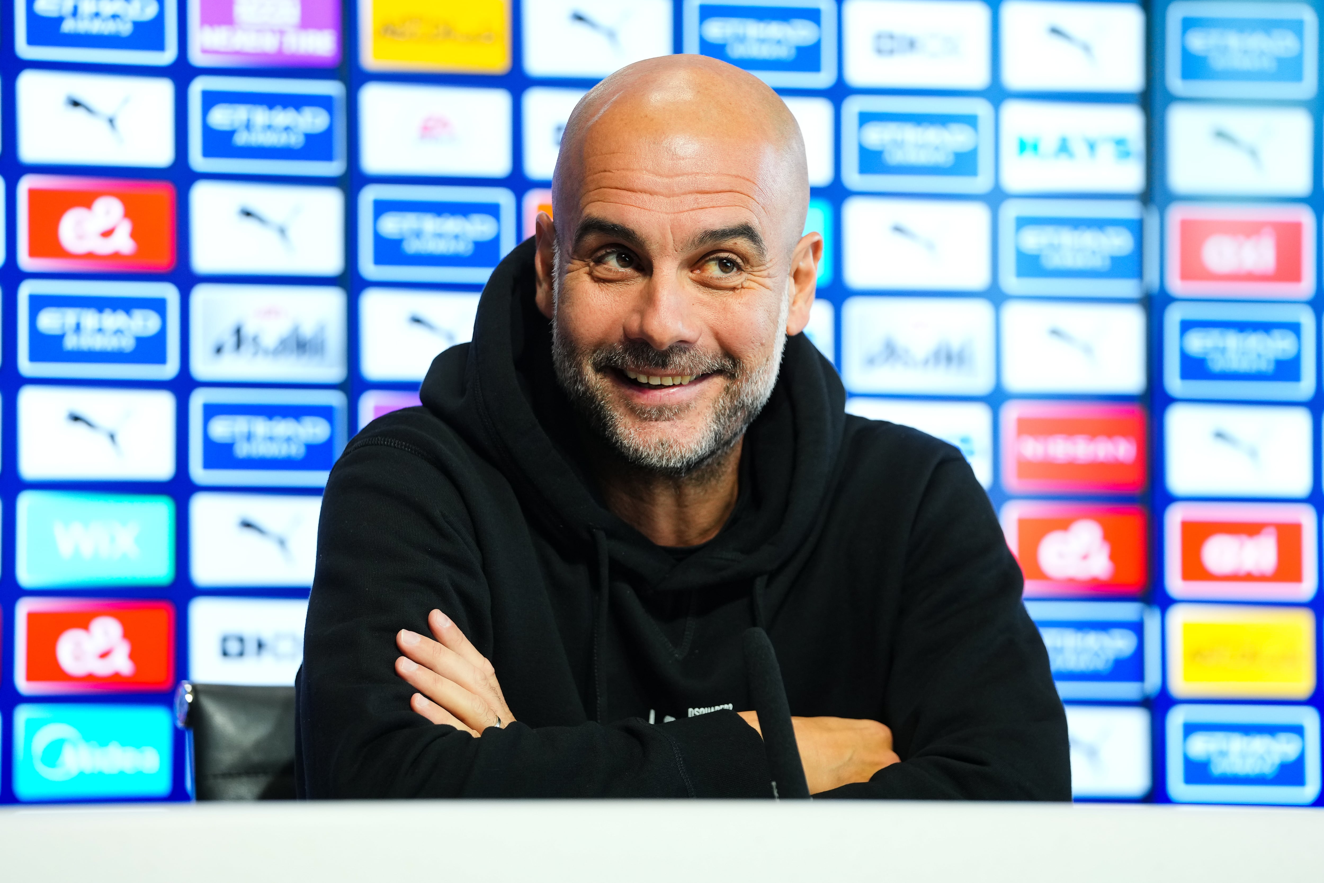 Pep Guardiola, en rueda de prensa