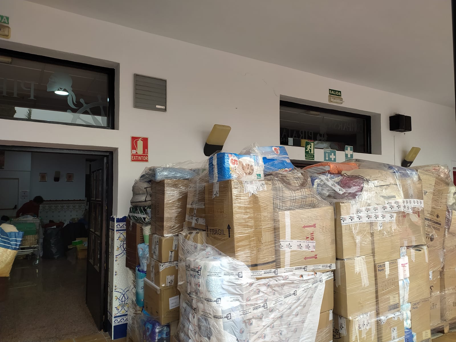 Articles d'ajuda humanitària. Imatge d'arxiu